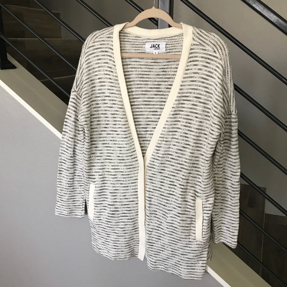 NWOT Striped Cardigan with Pockets by B.B. Dakota